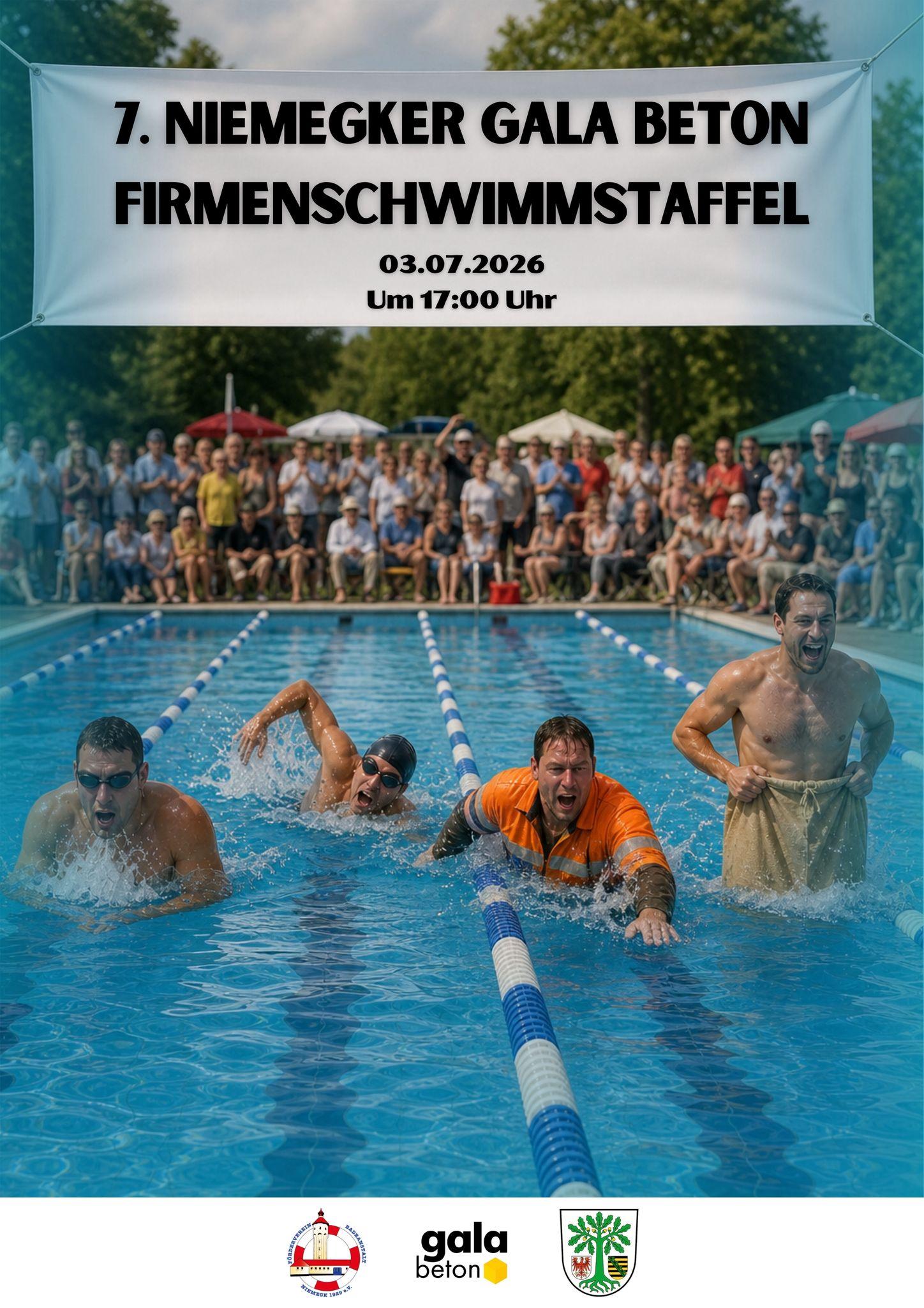 Firmenschwimmstaffel